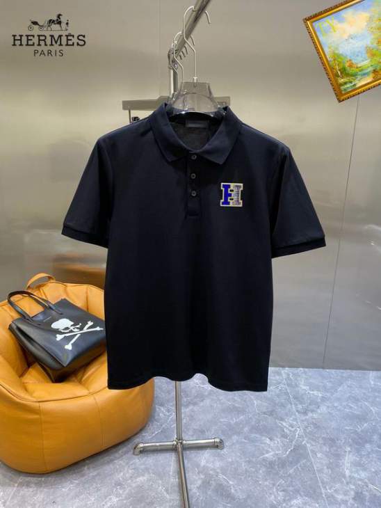 Picture of Hermes Polo Shirts Short _SKUHermesM-3XL25tn1327278
